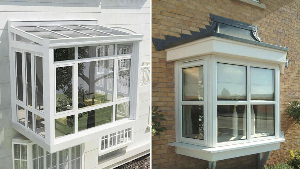 Bay window design for modern homes