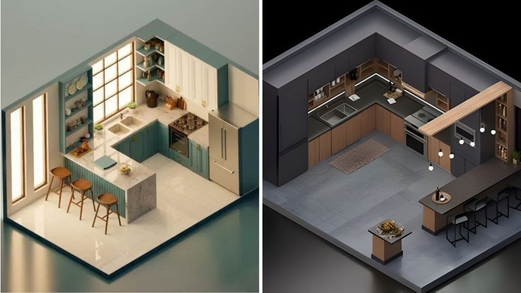Open Kitchen Layouts