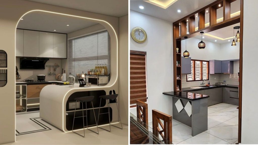 Open Kitchen Door/Entrance Design