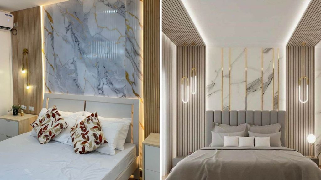 PVC Wall Design for Bedroom