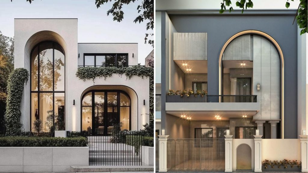 Modern Front Arch Design for Homes