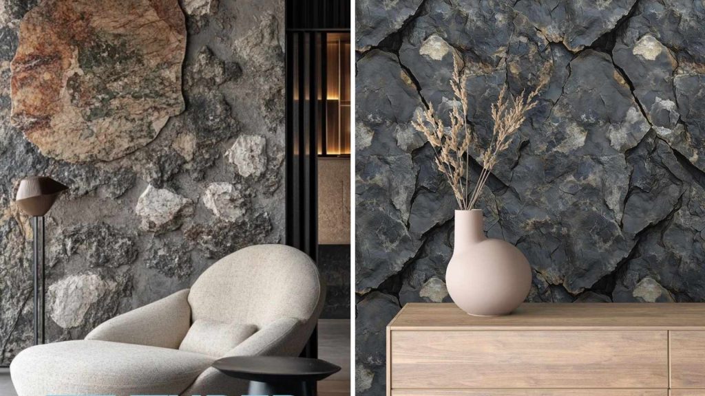 Cracked and peeling textured designs