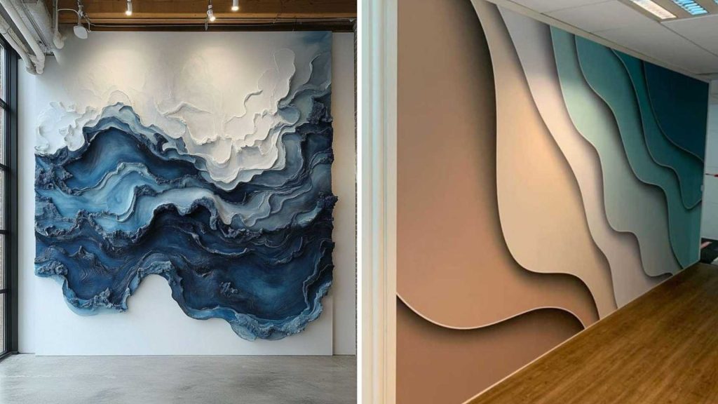 Ocean-inspired textured design