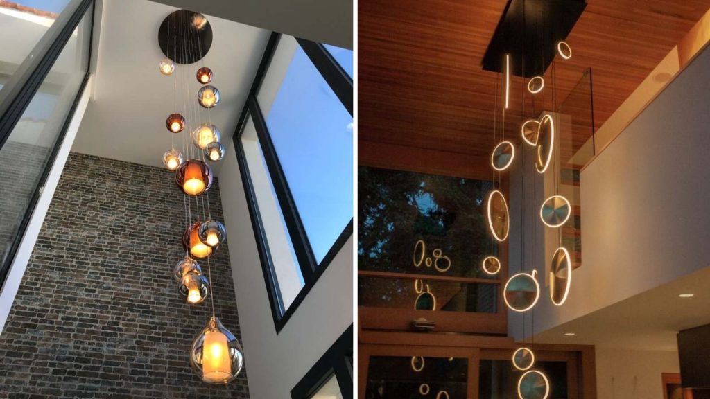 High-Ceiling Chandelier