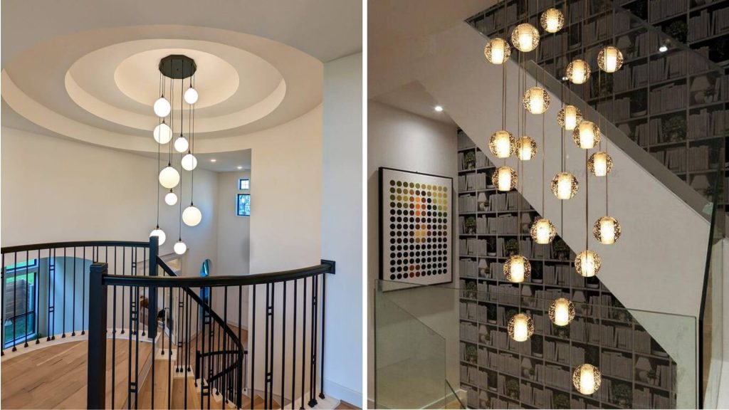 The Gold Shower Chandelier