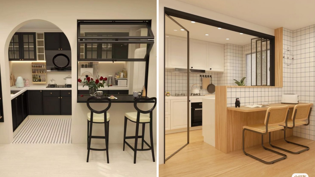 Extension Breakfast Table Counter Design