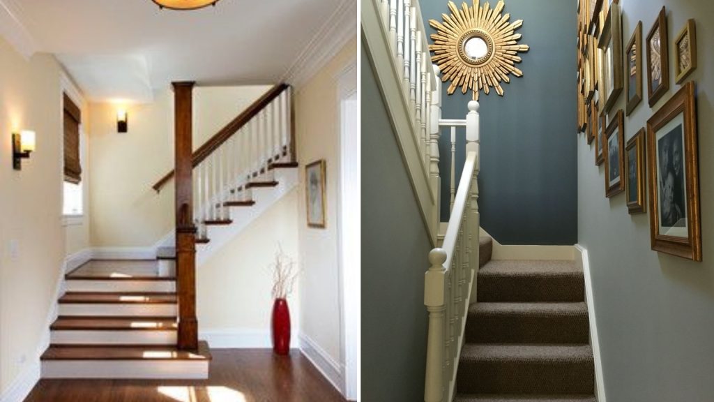 Modern straight-line and square staircases for Vastu homes