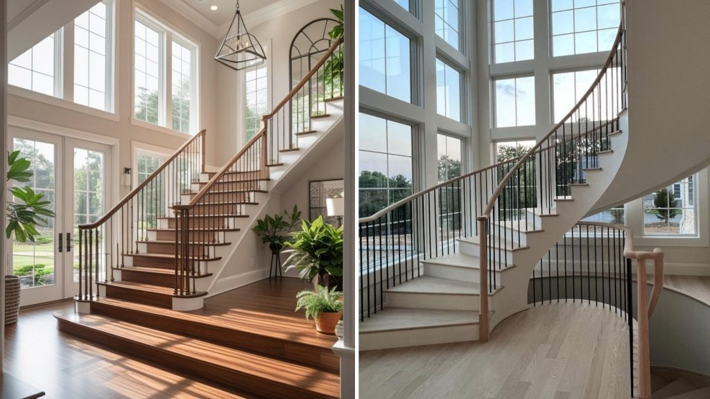 Vastu-compliant staircase strategic placement