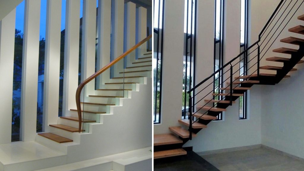 Staircase ventilation enhancing indoor air quality