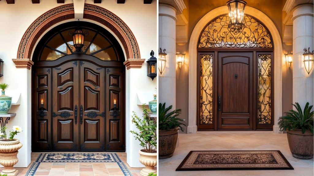 Wooden Arch Design for Home Front