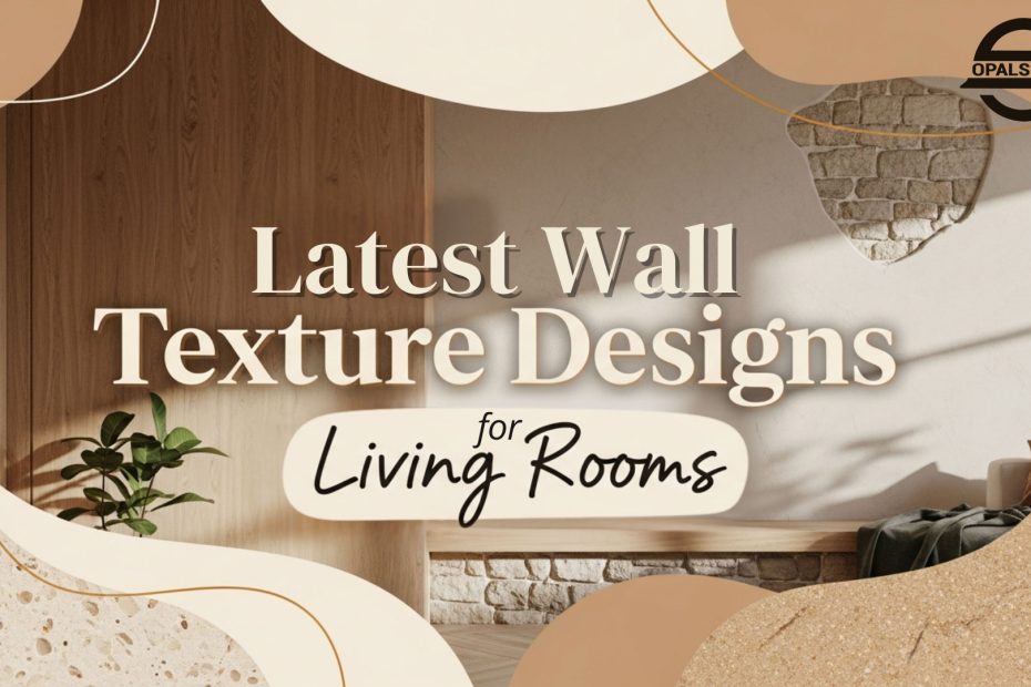 Wall Texture Designs for Living Rooms