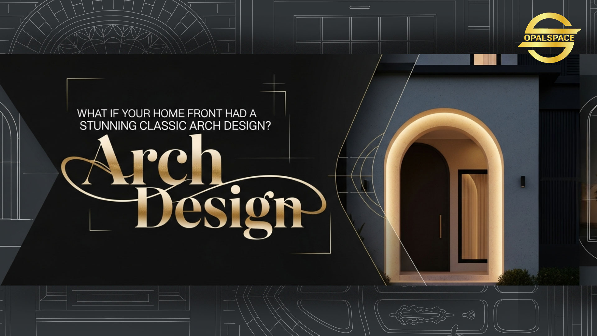 Classic Arch Design for Front Home