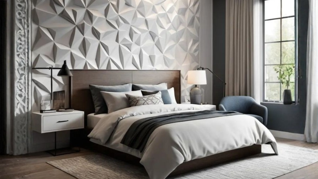 Accent Wall Panels Design for Bedroom