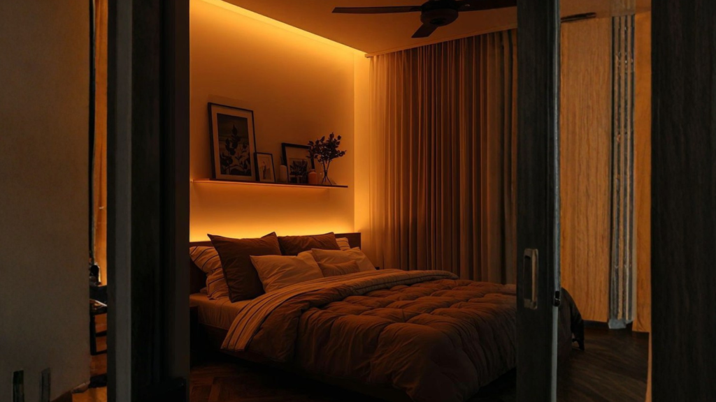 Ambient Lighting Bedroom Design