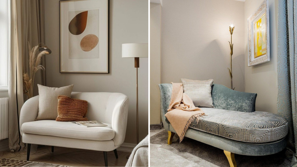 Couch Design Styles for Bedroom