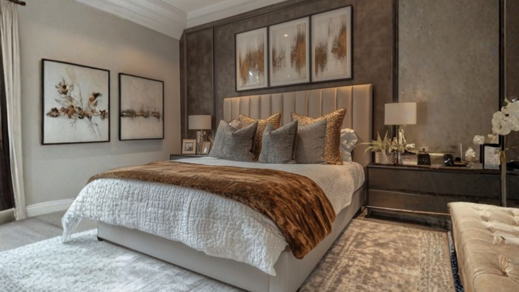 Fabric Headboard for Bedroom Design