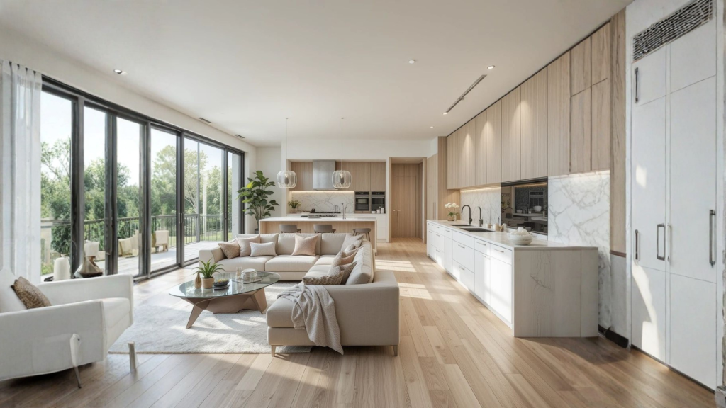 Neutral Paint Colours For Open-plan Living Spaces