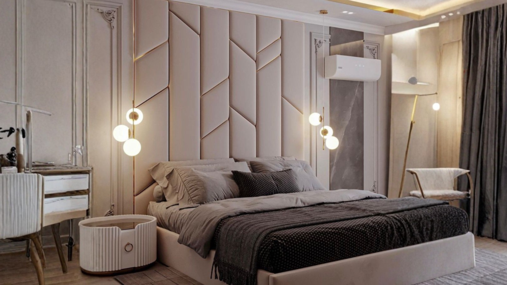 Bedroom PVC Wall Panels Design