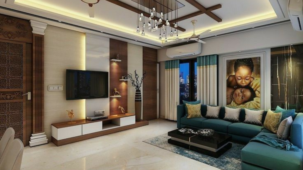 L-Shaped Sofa Set Design