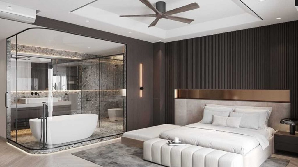 Master Bedroom Attached Bathroom Design