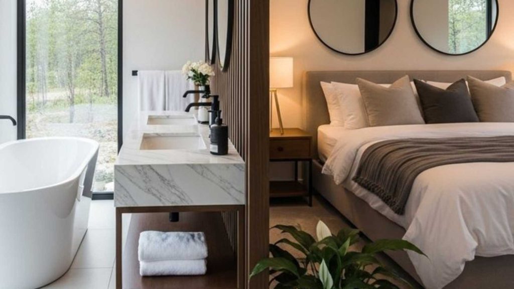 Bathing Space Right Next to the Attached Bedroom