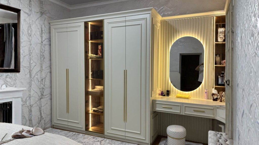 Wardrobe Design with Dressing Table