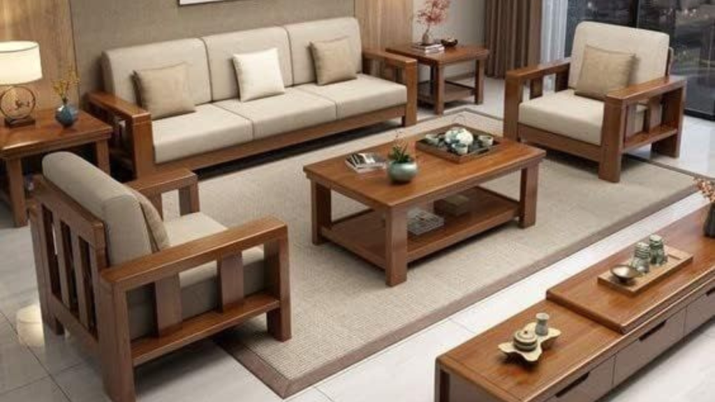 Wooden Sofa Set Design