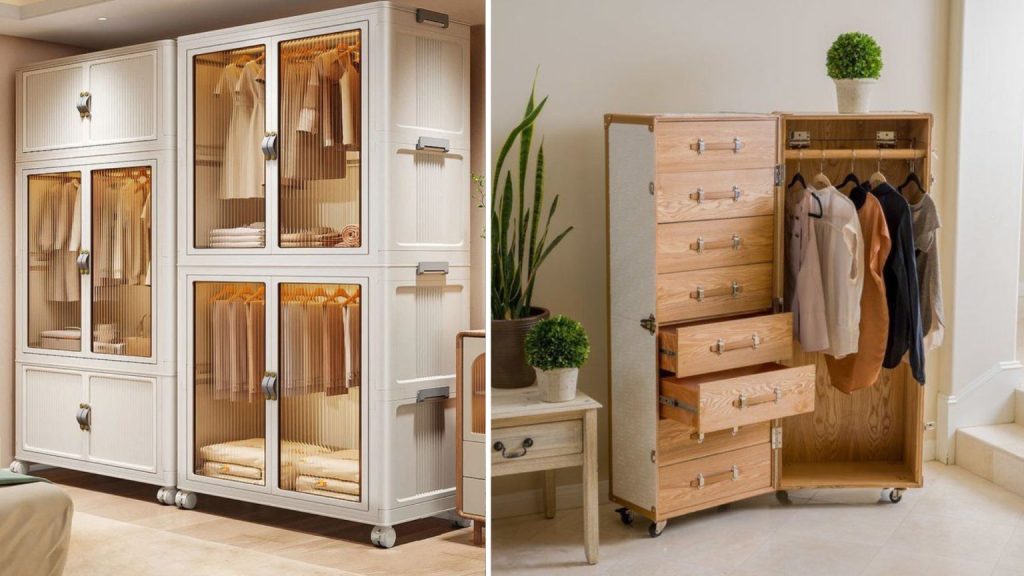 Movable Wardrobe Closet Design