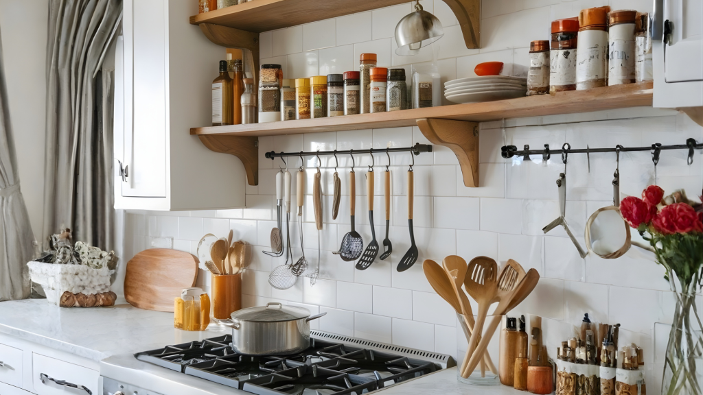 Dedicated Kitchen Storage Shelf