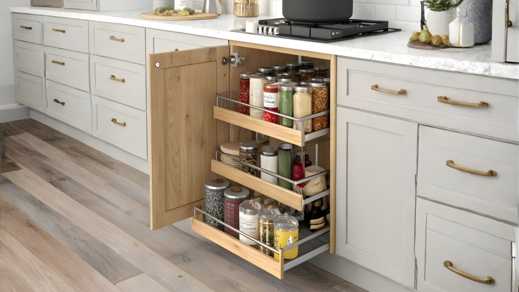Adjustable Kitchen Storage Shelves