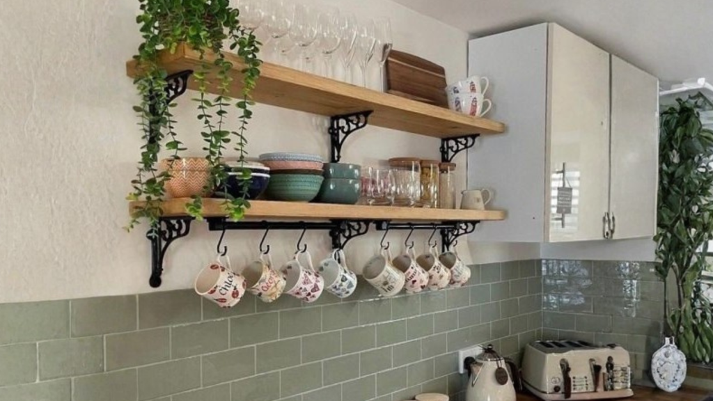 Decorative Kitchen Shelves
