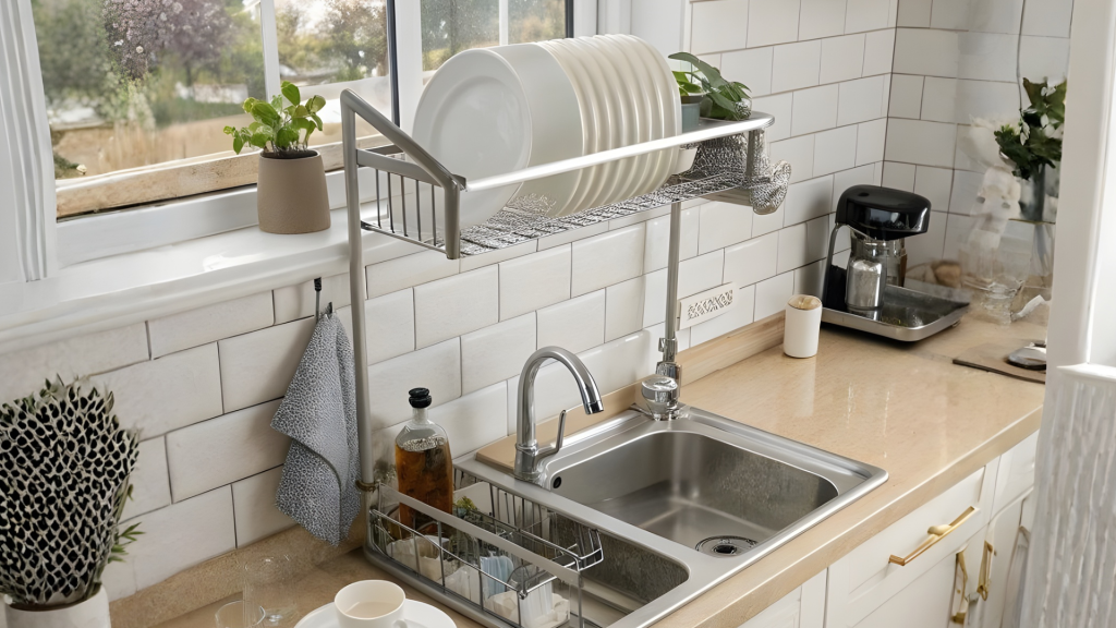 Over-Sink Kitchen Storage Shelves