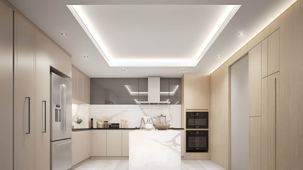 Clean False Ceiling with Soft Edges