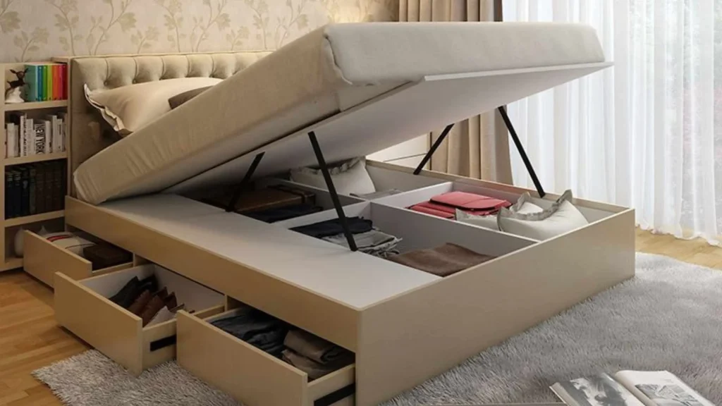 Storage Beds with Hydraulic Lift
