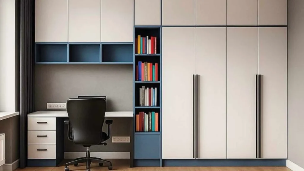 Built-In Study Tables with Storage
