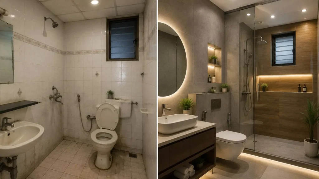 Small Bathroom Design for Apartments