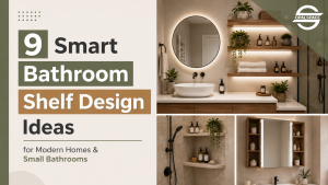 Smart Bathroom Shelf Design Ideas