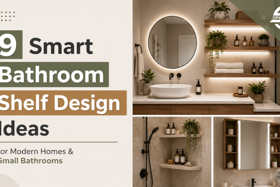 Smart Bathroom Shelf Design Ideas